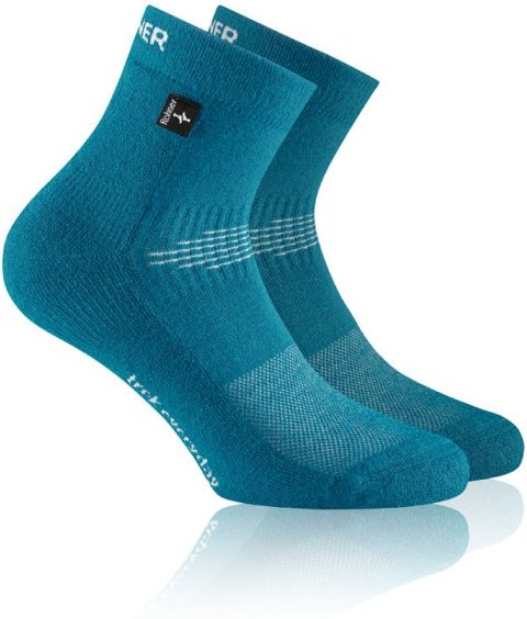 Rohner - Trek Everyday - Wandersocken Gr 42-44 blau/türkis