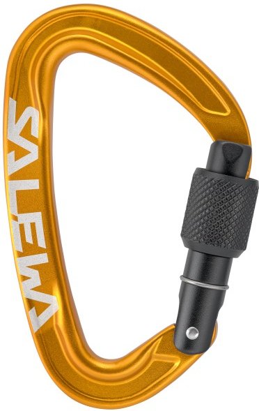 Salewa - Ortles Screw Carabiner - Schraubkarabiner gelb