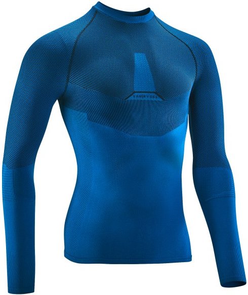 Thumbnail - VAN RYSEL - Longsleeve Base Layer Endurance - Kunstfaserunterwäsche Gr L blau