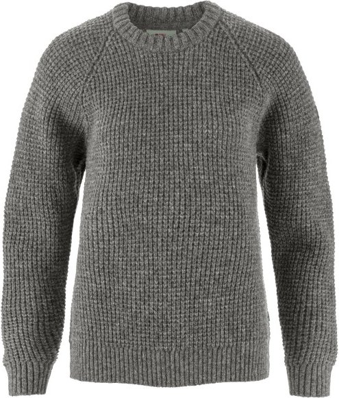 Thumbnail - Fjällräven - Women's Övik Waffle Knit - Wollpullover Gr XL grau