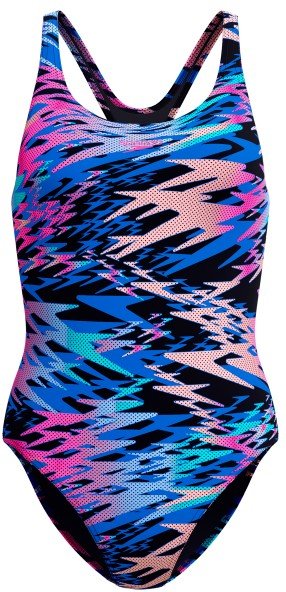 Speedo - Women's Hyperboom Print Medalist One Piece - Badeanzug Gr 36 blau