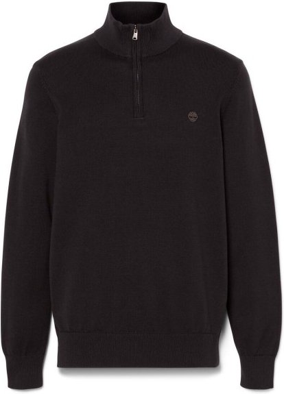 Timberland - Williams River Cotton YD 1/4 Zip Sweater - Pullover Gr S schwarz