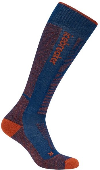 Icebreaker - Merino Ski+ Medium OTC Mountain Contour - Skisocken Gr S blau