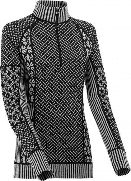 Thumbnail - Kari Traa - Women's Smekker Half-Zip - Merinounterwäsche Gr M grau