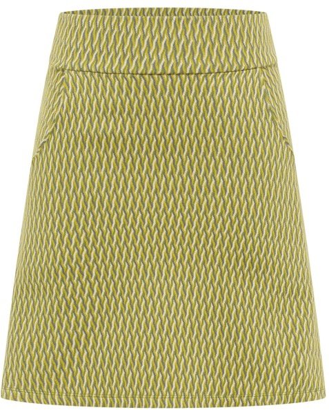 Thumbnail - Tranquillo - Women's Gestrickter Rock im Retro-Look - Rock Gr S oliv/beige