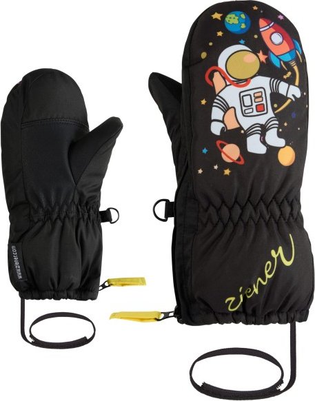 Thumbnail - Ziener - Kid's Leprint-Z AS - Handschuhe Gr 4 schwarz