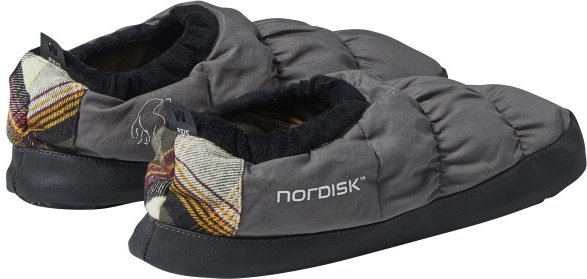 Nordisk - Hermod Down Slippers - Hüttenschuhe Gr S grau