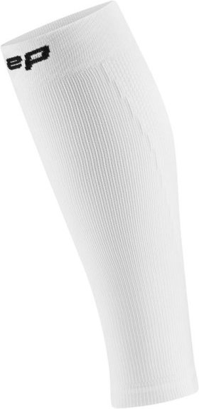 Thumbnail - CEP - Women's Run Sleeves Calf 5.0 - Beinlinge Gr II weiß/grau