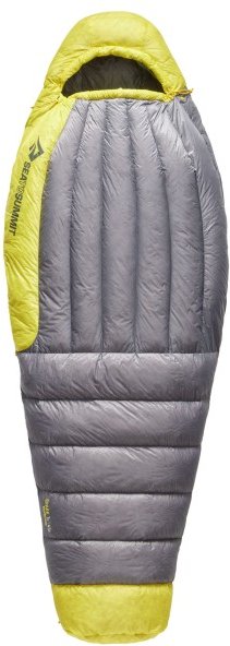 Sea to Summit - Women's Spark Women's 7°C Down Sleeping Bag - Daunenschlafsack Gr Long - max. Body Length 185 cm grau