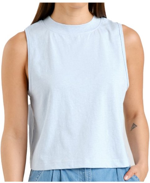 DEDICATED - Women's Top Namsos Hemp - Top Gr L grau