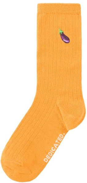 DEDICATED - Rib Socks Knivsta Eggplant - Multifunktionssocken Gr 41-45 orange