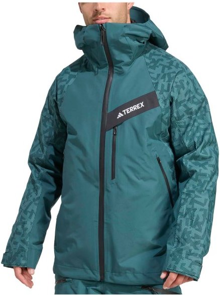 adidas Terrex - Terrex Techrock Hybrid Primeknit Climaproof+ - Skijacke Gr M türkis/blau