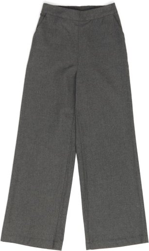 Thumbnail - Mazine - Women's Wide Leg Flannel Pants - Freizeithose Gr L grau