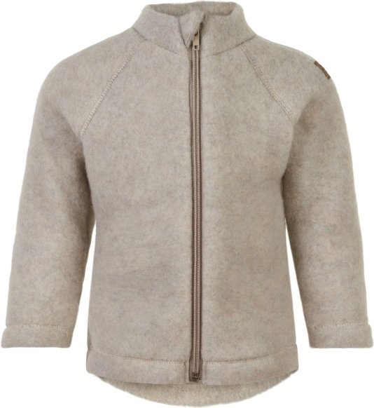 Thumbnail - Mikk-Line - Wool Baby Jacket - Wolljacke Gr 86 grau