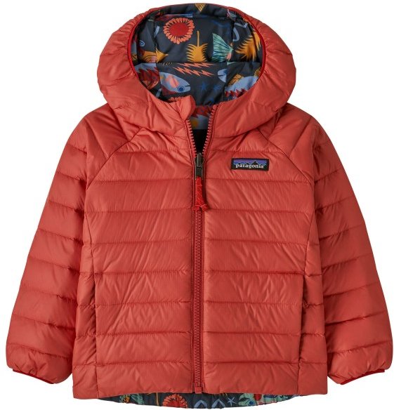 Patagonia - Baby's Reversible Down Sweater Hoody - Daunenjacke Gr 5 Years rot