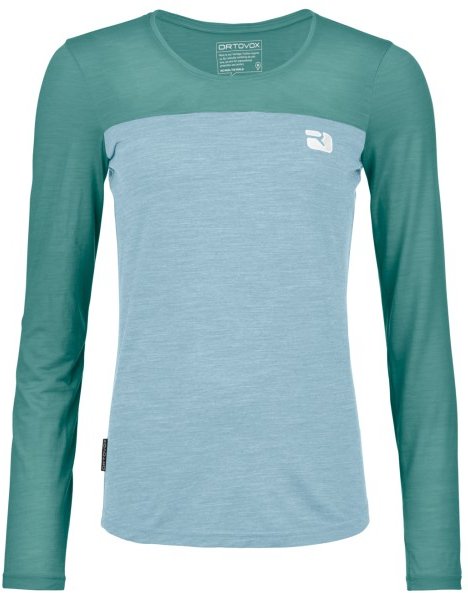 Ortovox - Women's 150 Cool Logo L/S - Merinoshirt Gr S türkis