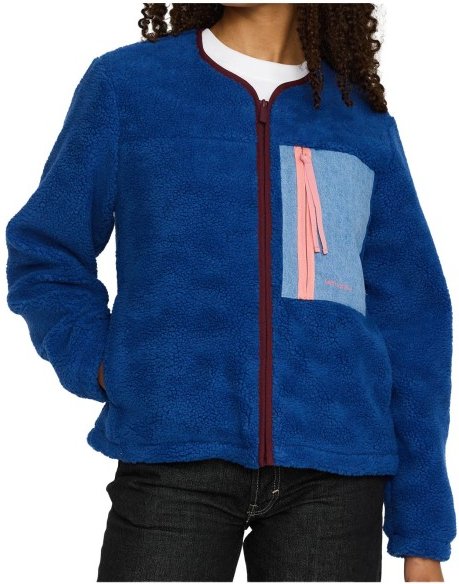 Selfhood - Women's Pocket Teddy - Fleecejacke Gr XS blau
