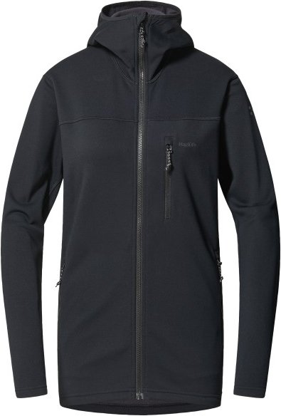 Haglöfs - Women's Rosson Mid Hood - Fleecejacke Gr S schwarz