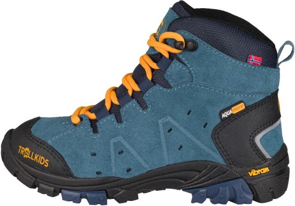 Thumbnail - Trollkids - Kid's Trollsteinen Hiker Mid - Wanderschuhe Gr 37 blau