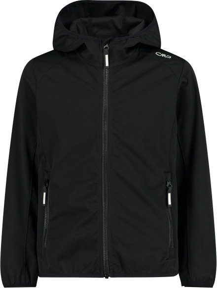 Thumbnail - CMP - Girl's Jacket Fix Hood Light Softshell - Softshelljacke Gr 98 schwarz