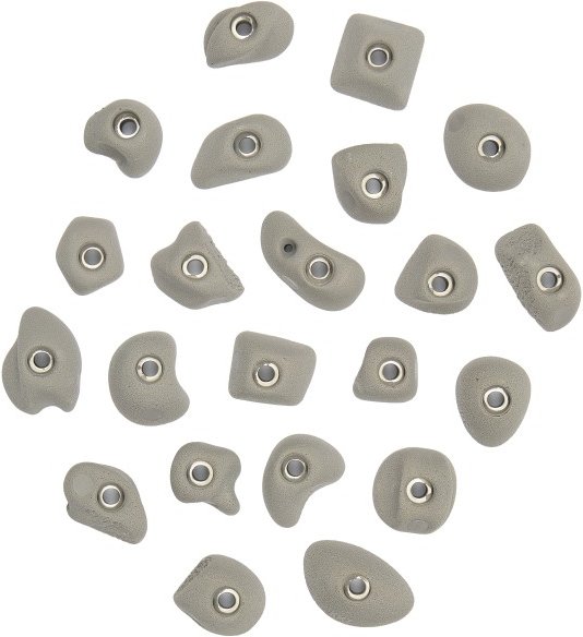 KMZ Holds - Set 3 - 22er Set S Klettergriffset grau