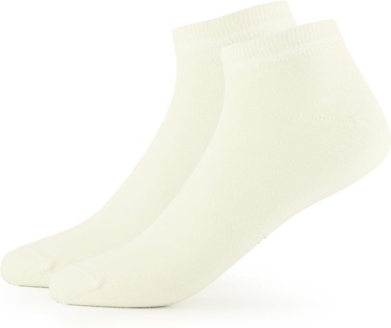 Alpacasocks&Co - Merino Lifestyle Ankle 2-Pack - Merinosocken Gr 42-45 weiß