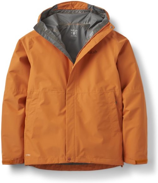 Rab - Downpour Jacket - Regenjacke Gr M orange