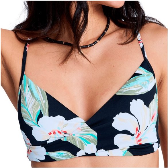 Thumbnail - Roxy - Women's PT Essentials Wrap Bra - Bikini-Top Gr XL bunt