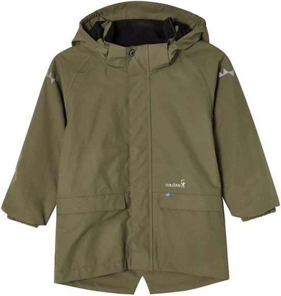 Isbjörn - Kid's Cyclone Hardshell Parka - Regenjacke Gr 110/116 oliv