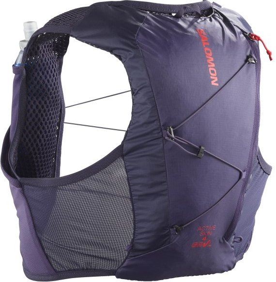 Salomon - Active Skin 4 Grvl Set - Trailrunningrucksack Gr L blau