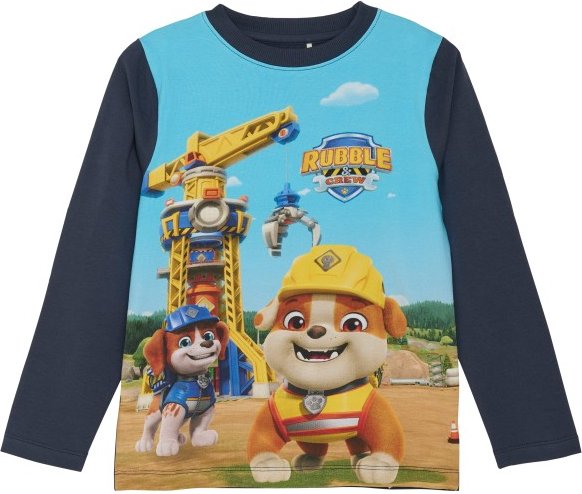 Minymo - Kid's T-Shirt L/S No. 6693 - Longsleeve Gr 92 blau