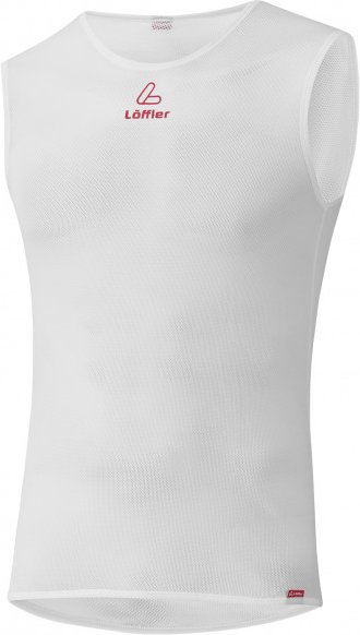 Thumbnail - Löffler - Bike Singlet Transtex Light+ - Kunstfaserunterwäsche Gr 56 grau/weiß