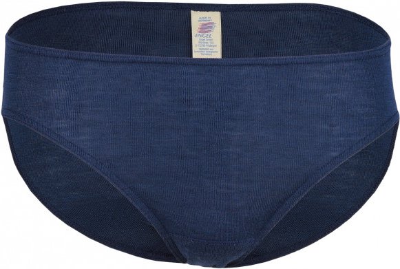 Engel - Damen Bikini Slip - Merinounterwäsche Gr 34/36 blau