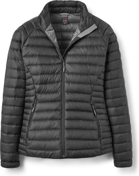 Thumbnail - Rab - Women's Microlight Jacket - Daunenjacke Gr 42 grau