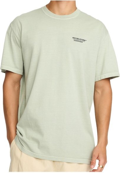 Revolution - Printed T-Shirt Logo - T-Shirt Gr M beige