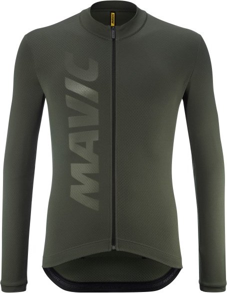 Mavic - Aksium Thermo Jersey - Radtrikot Gr XL grau