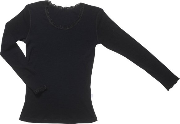 Joha - Women's Blouse 70402 - Merinounterwäsche Gr XXL schwarz