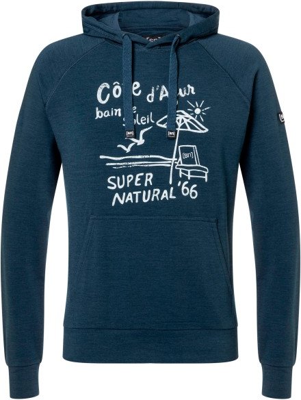 super.natural - Cote D'Azur Hoodie - Hoodie Gr XL blau