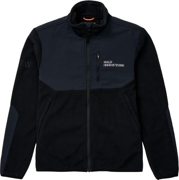 Halo - Halo Blocked Zip - Fleecejacke Gr L schwarz