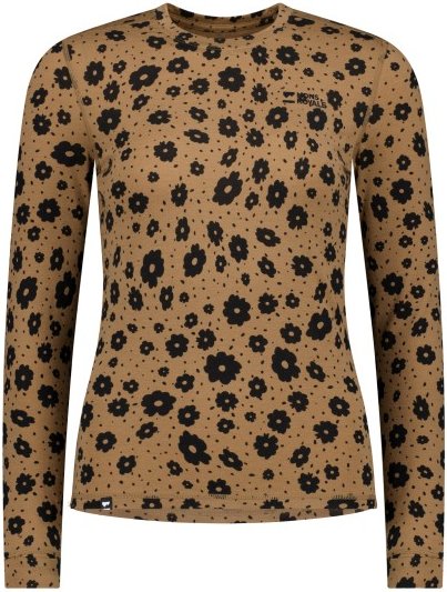 Thumbnail - Mons Royale - Women's Cascade Merino Base Layer L/S - Merinounterwäsche Gr L braun