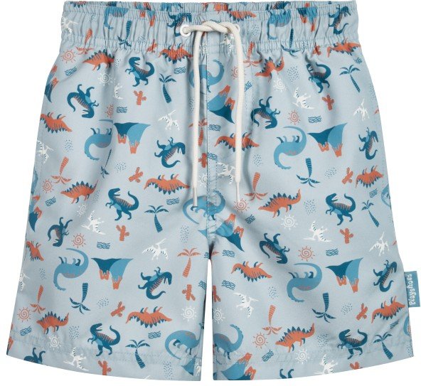 Playshoes - Kid's Beach-Short Dino Allover - Boardshorts Gr 74/80 grau