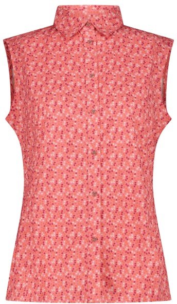 CMP - Women's Shirt with Pattern - Bluse Gr 34 rot