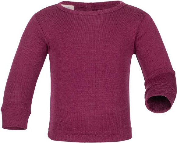 Engel - Kid's Baby Pullover - Merinoshirt Gr 74/80 lila