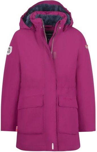 Trollkids - Girl's Alesund Coat - Mantel Gr 164 lila