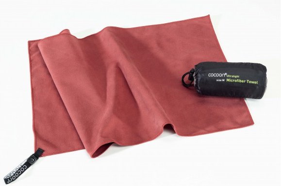 Thumbnail - Cocoon - Towel Ultralight - Mikrofaserhandtuch Gr 150 x 80 cm - XL rot