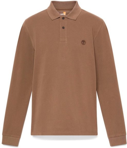 Timberland - Millers River L/S Millers River Pique Polo - Polo-Shirt Gr 3XL braun