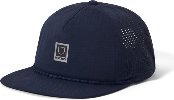 Brixton - Journey Medium Profile Performance Snapback - Cap Gr One Size blau