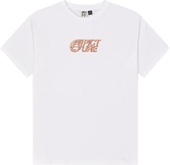 Picture - Basement Printed Tee - T-Shirt Gr S weiß