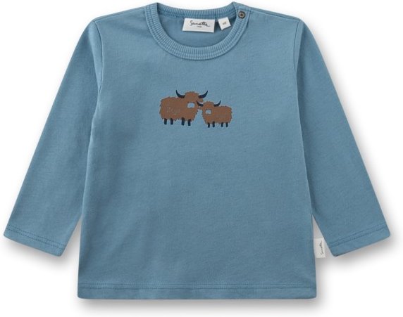 Thumbnail - Sanetta - Kid's Shirt 12246 - Longsleeve Gr 68 blau
