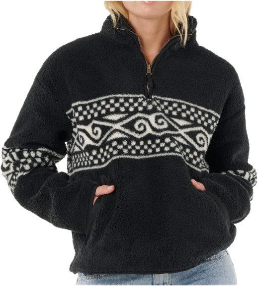 Thumbnail - Rip Curl - Women's Oceanic Cosmic Kiss Polar - Fleecepullover Gr XS schwarz